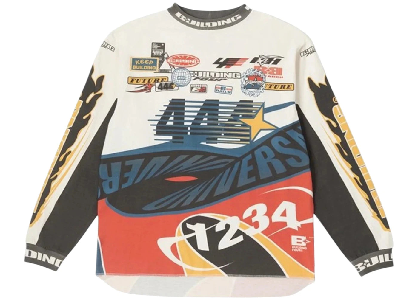 BLDG4 Universal LS Knit Tee Antique White