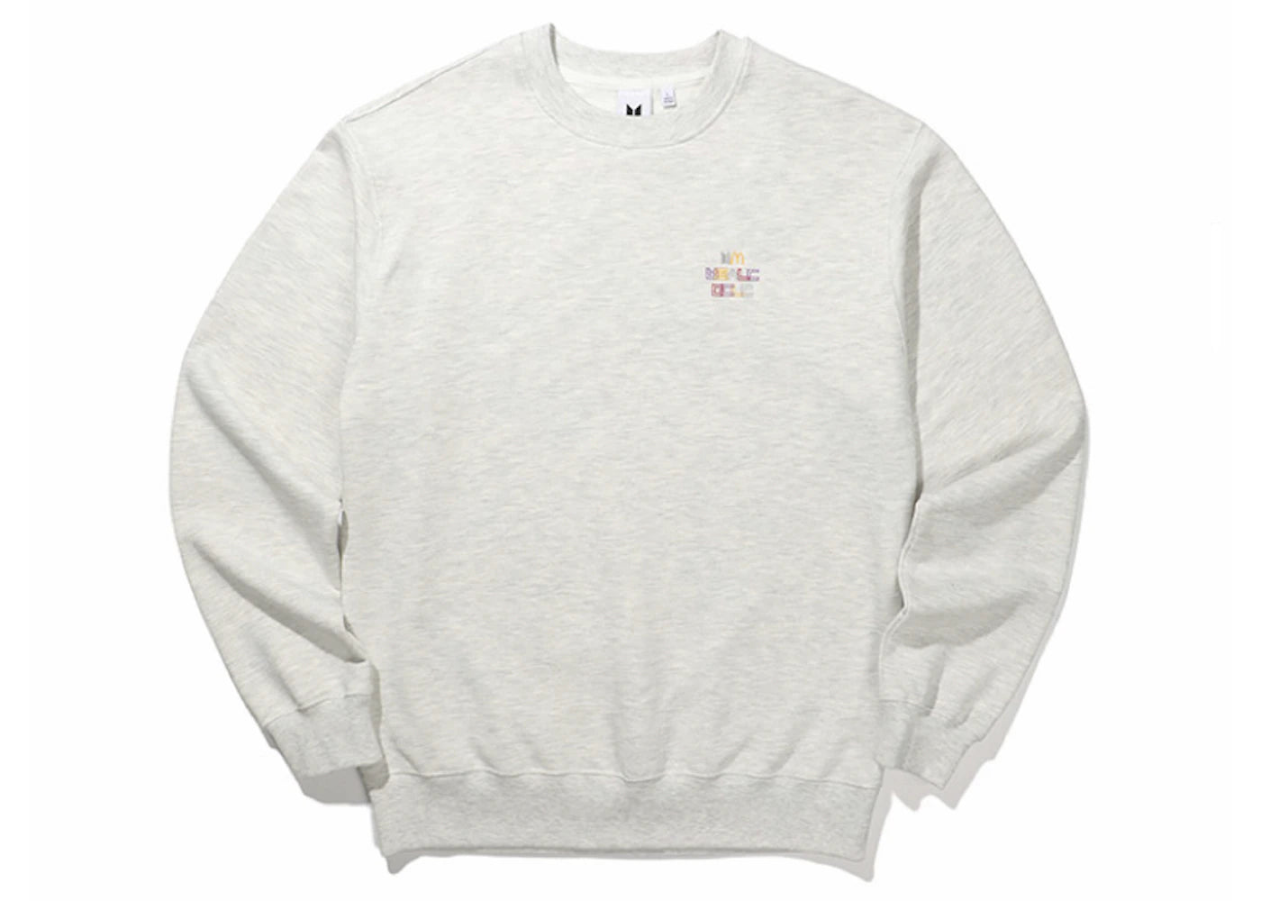 BTS x Mcdonald's Crewneck Sweatshirt Light Grey