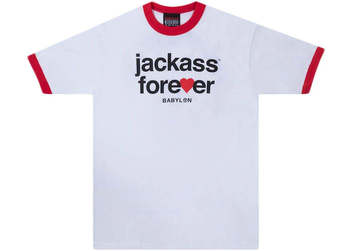 Babylon Jackass Tough Ringer T-shirt White