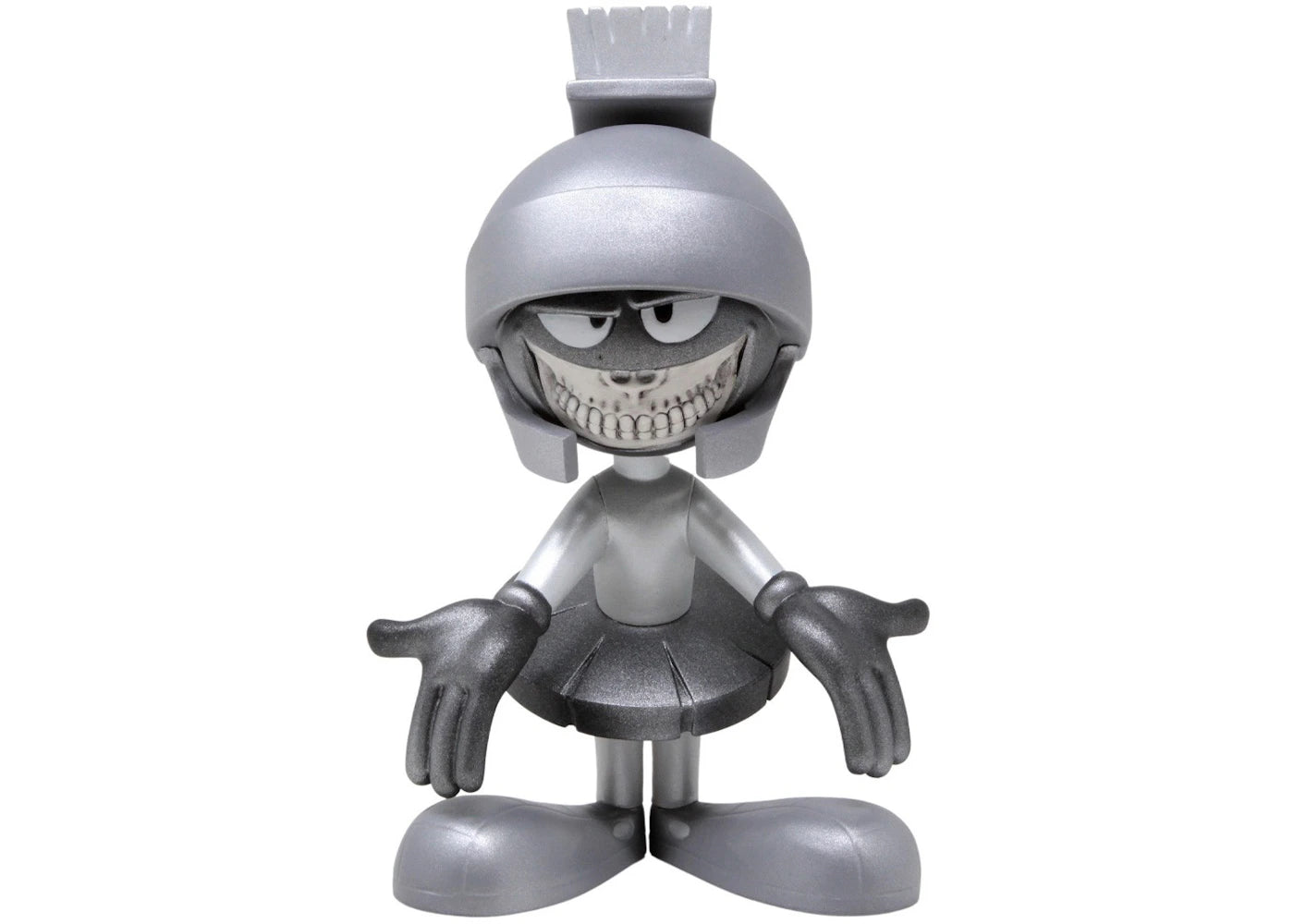 BAIT Popaganda x Ron English x Looney Tunes Marvin The Martian Figure Silver