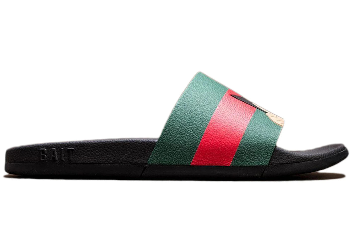 Bait Slide Astro Boy Face Logo Black