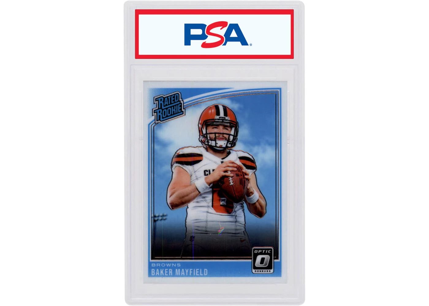 Baker Mayfield 2018 Panini Donruss Optic Rookie #153 (PSA or BGS Graded)