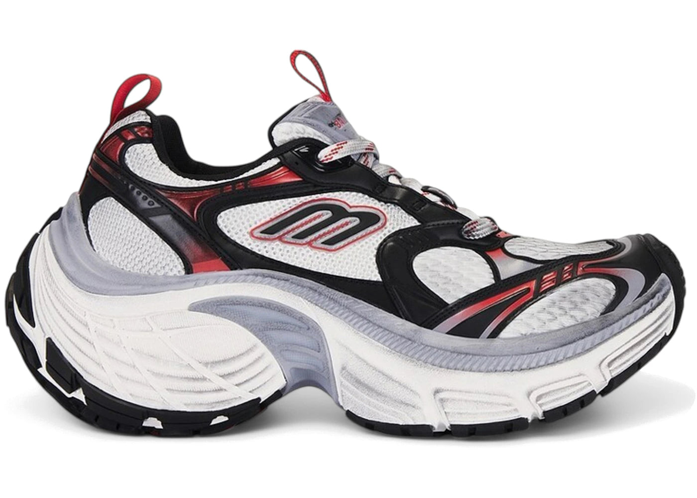 Balenciaga 10XL Worn-Out Grey White Red