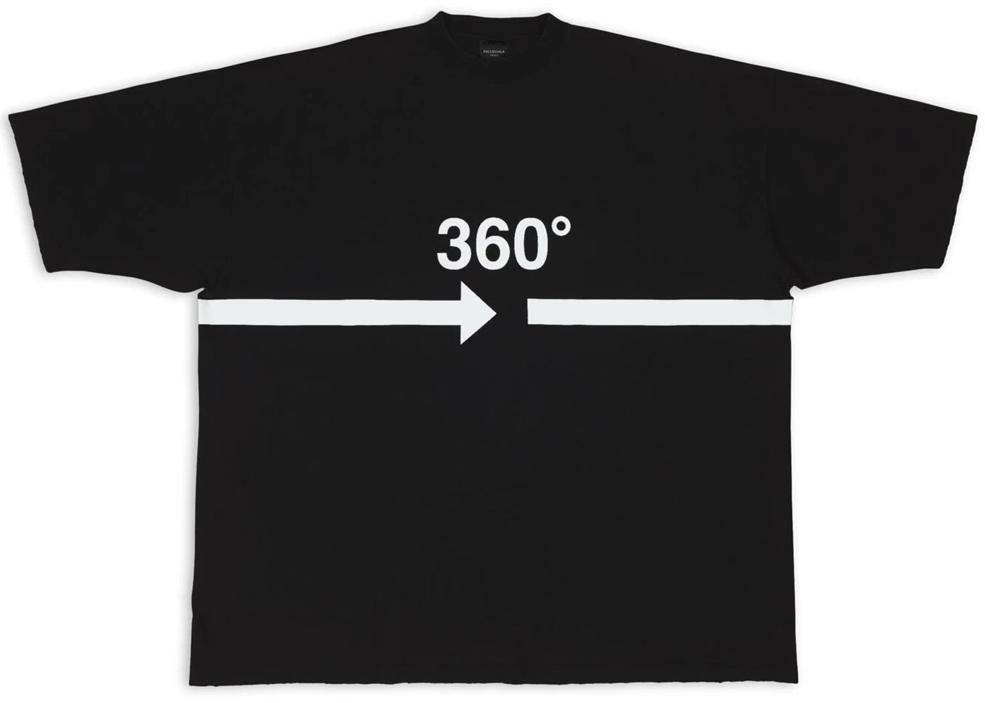Balenciaga 360 Tubular Oversized T-shirt Black