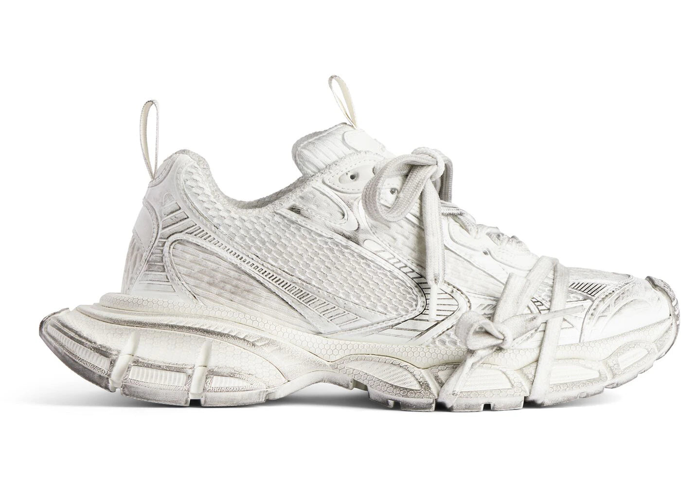 Balenciaga 3XL White Distress