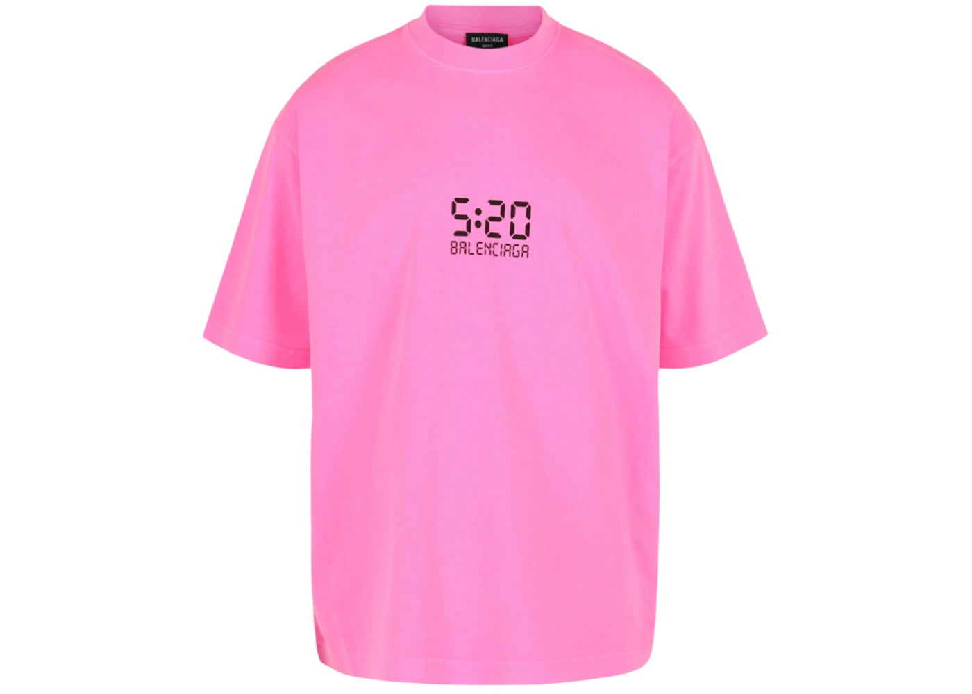 Balenciaga 5:20 Graphic T-Shirt Bubble Gum/Black
