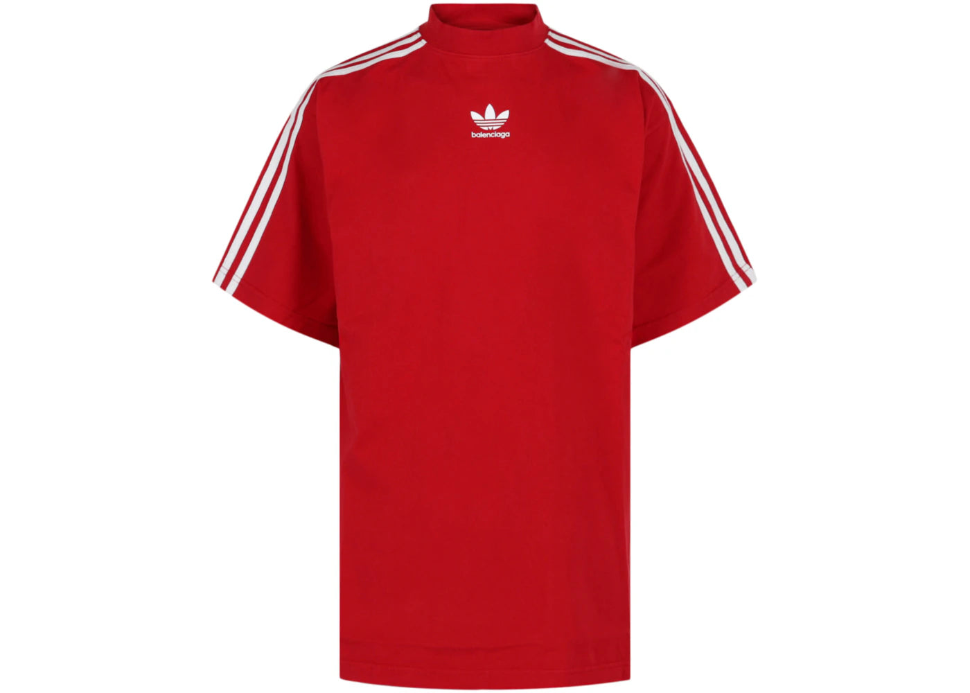 Balenciaga Adidas Oversized T-shirt Red/White
