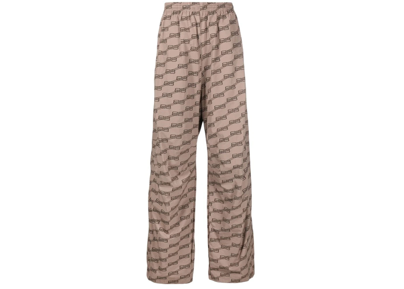 Balenciaga All-Over BB Monogram Tracksuit Pants Beige / Brown