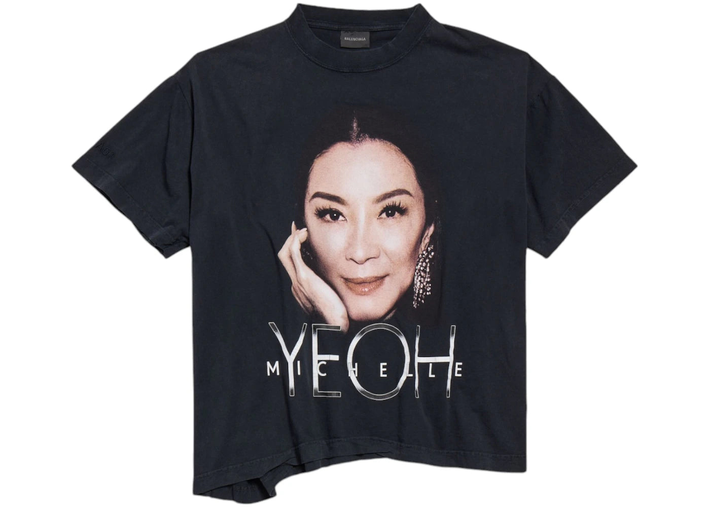 Balenciaga Ambassador Fanclub Series - Michelle Boxy T-shirt Faded Black