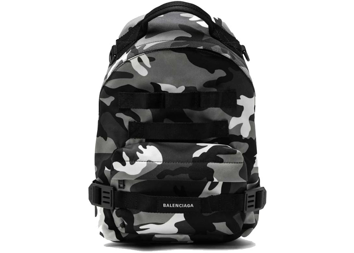 Balenciaga Army Multicarry Backpack Black/White Camo