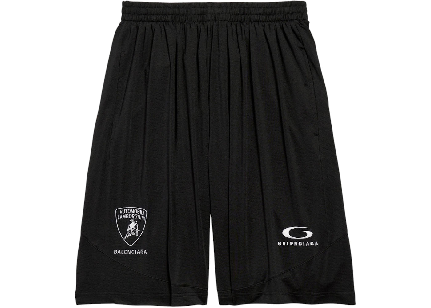 Balenciaga Automobil Lamborghini Baggy Shorts Black