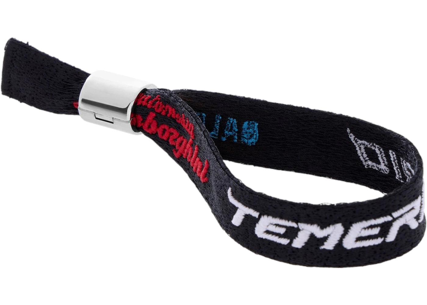Balenciaga Automobil Lamborghini Bracelet Bracelet Black/Shiny Silver