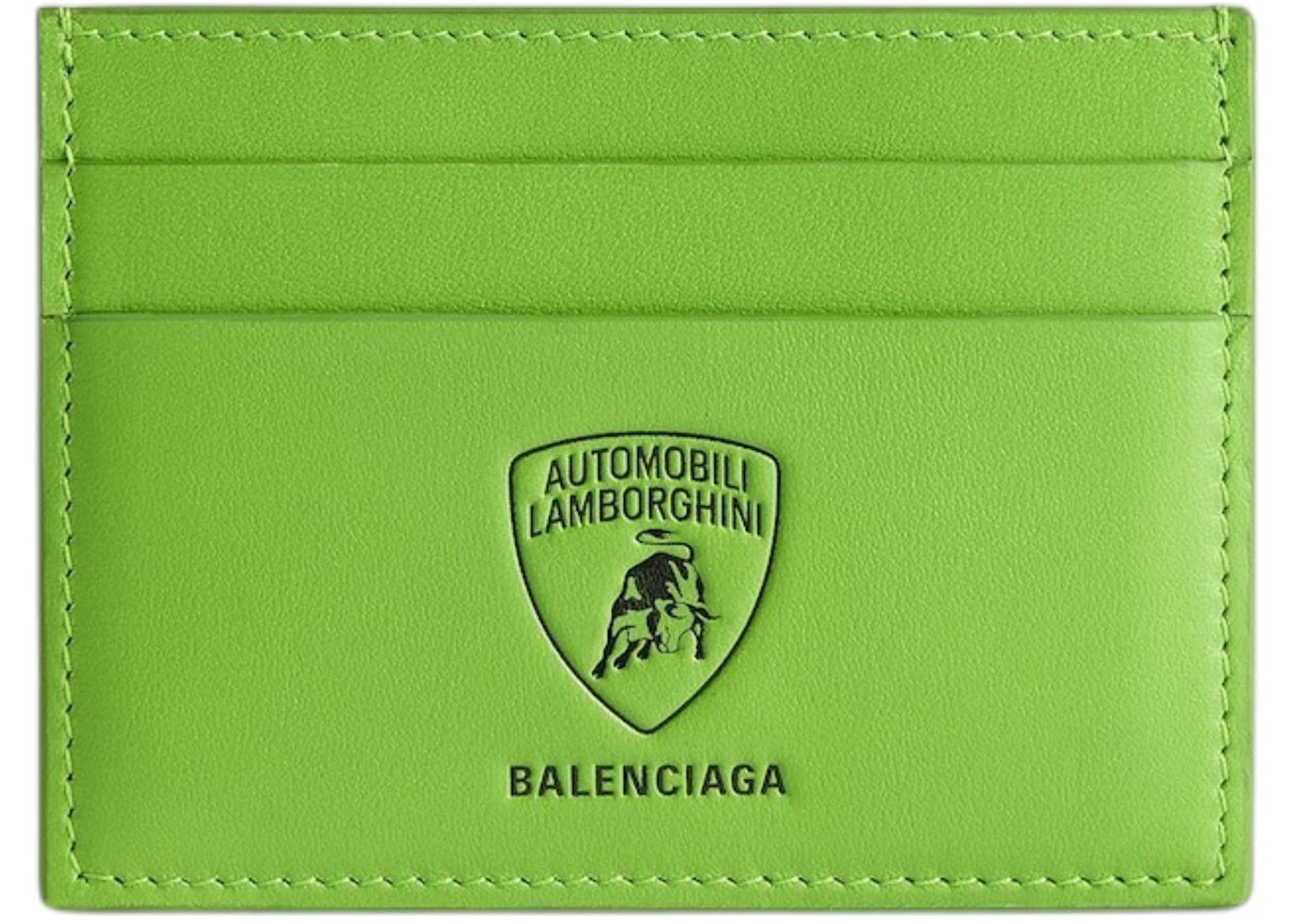 Balenciaga Automobil Lamborghini Card Holder Green