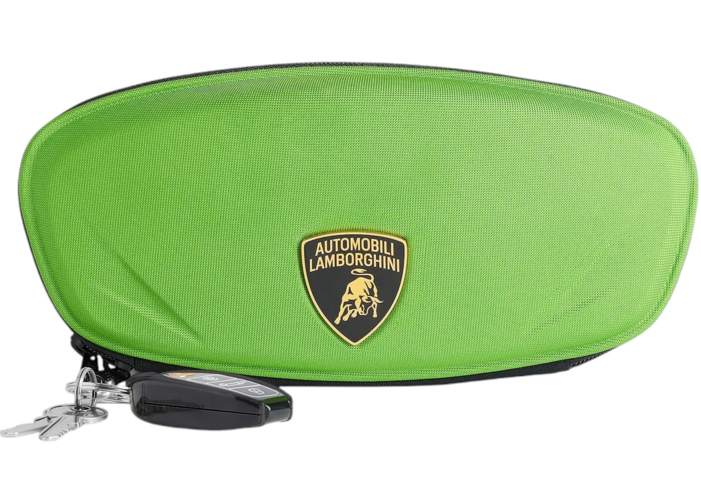 Balenciaga Automobil Lamborghini Clutch With Charms Bag Green