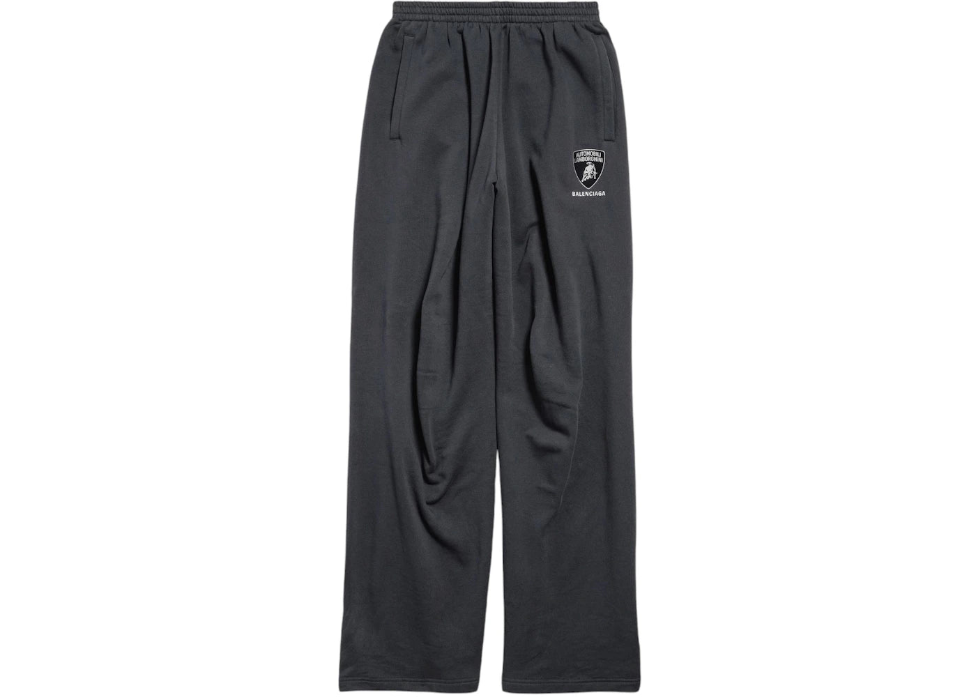 Balenciaga Automobil Lamborghini Oversized Pants Black Faded