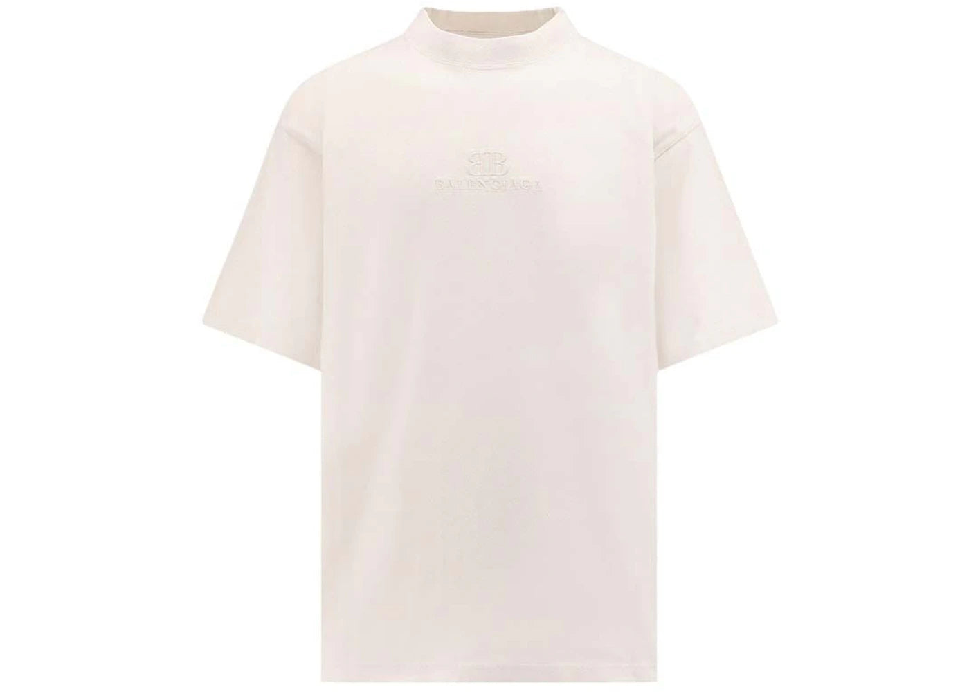 Balenciaga BB Classic Vintage T-Shirt Ecru/Ecru