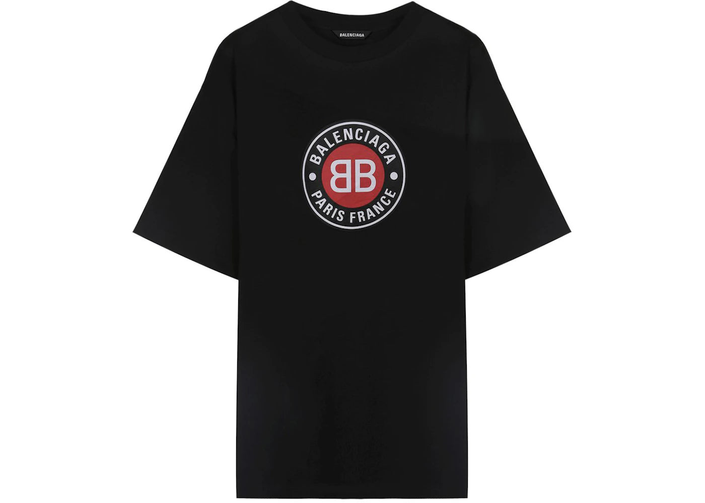 Balenciaga BB Badge Logo T-shirt Black