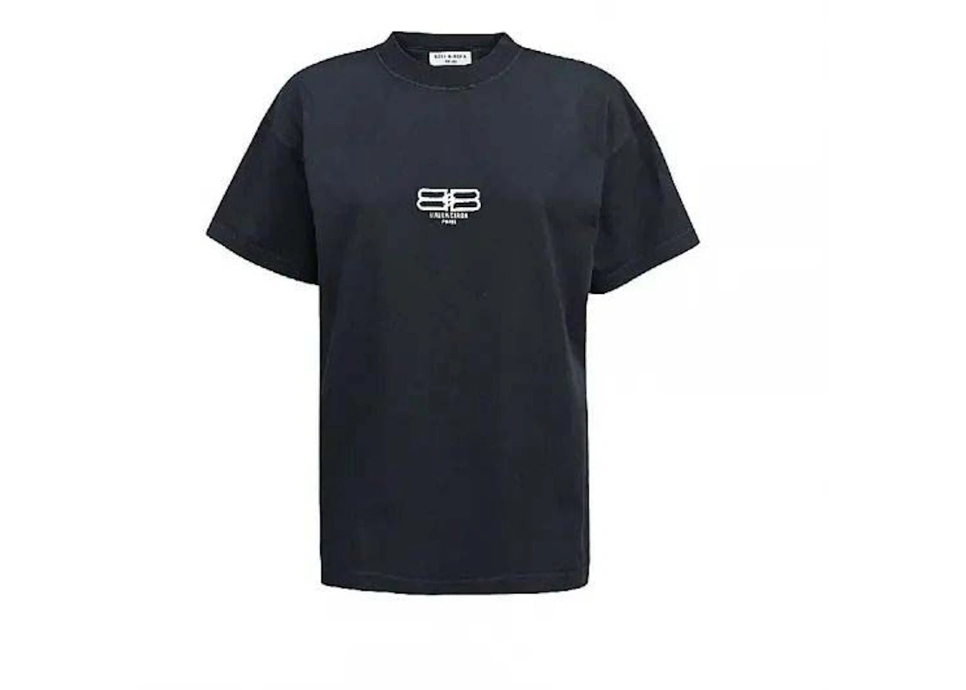 Balenciaga BB Paris Icon Medium Fit T-Shirt Black