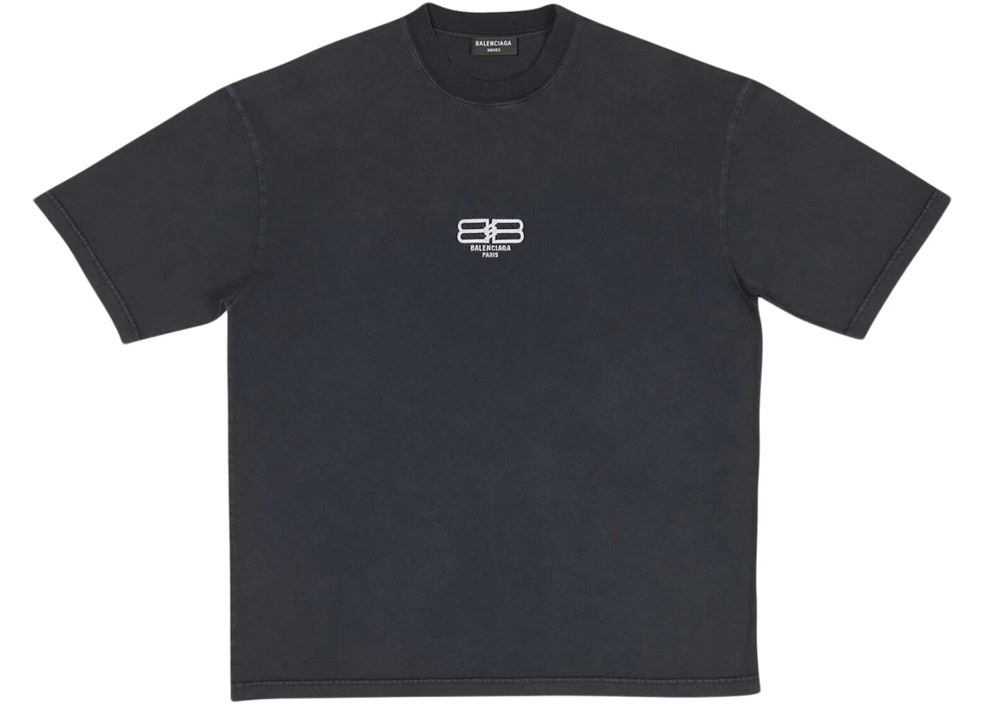 Balenciaga BB Paris Icon Medium Fit T-shirt Black/White Logo