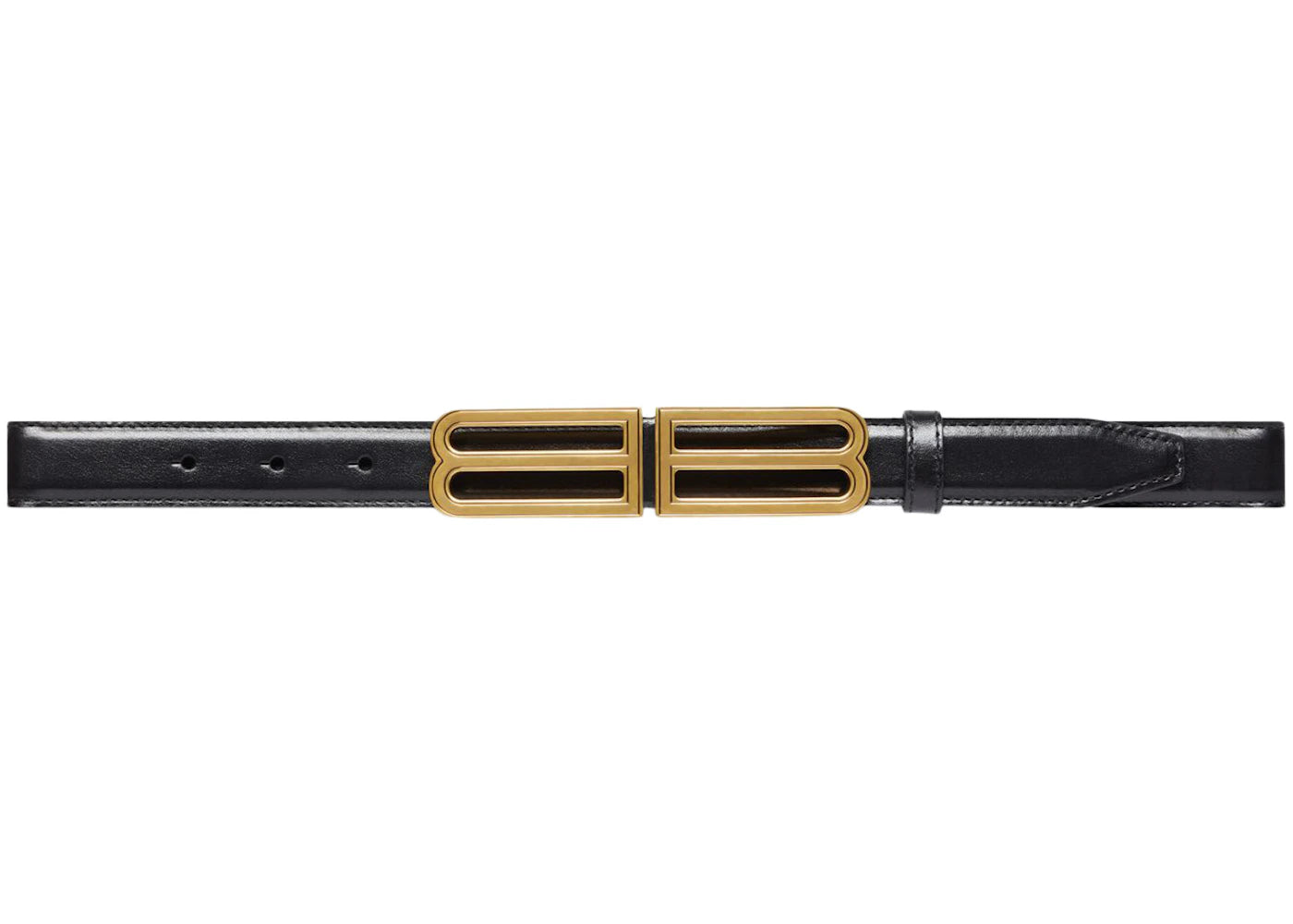 Balenciaga BB Stretch Belt Black