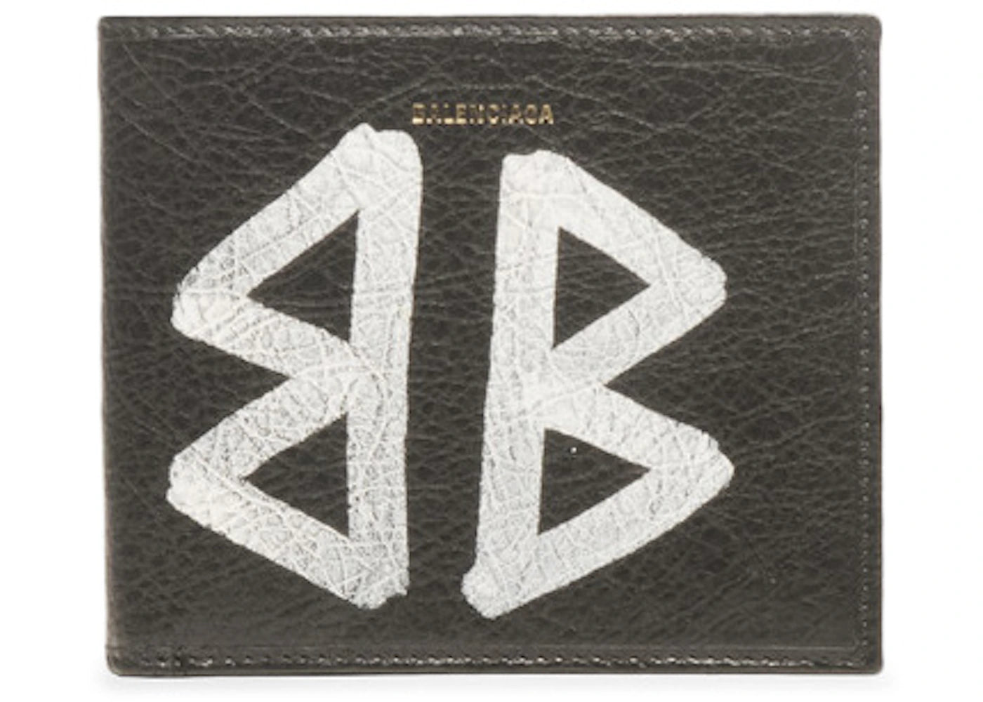 Balenciaga Bazar Square Wallet Graffiti Black/White