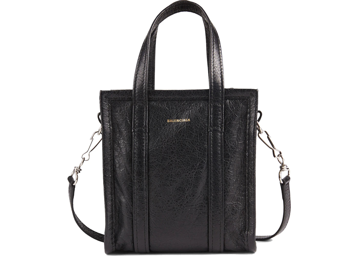 Balenciaga Bazar XXS Shopper Black
