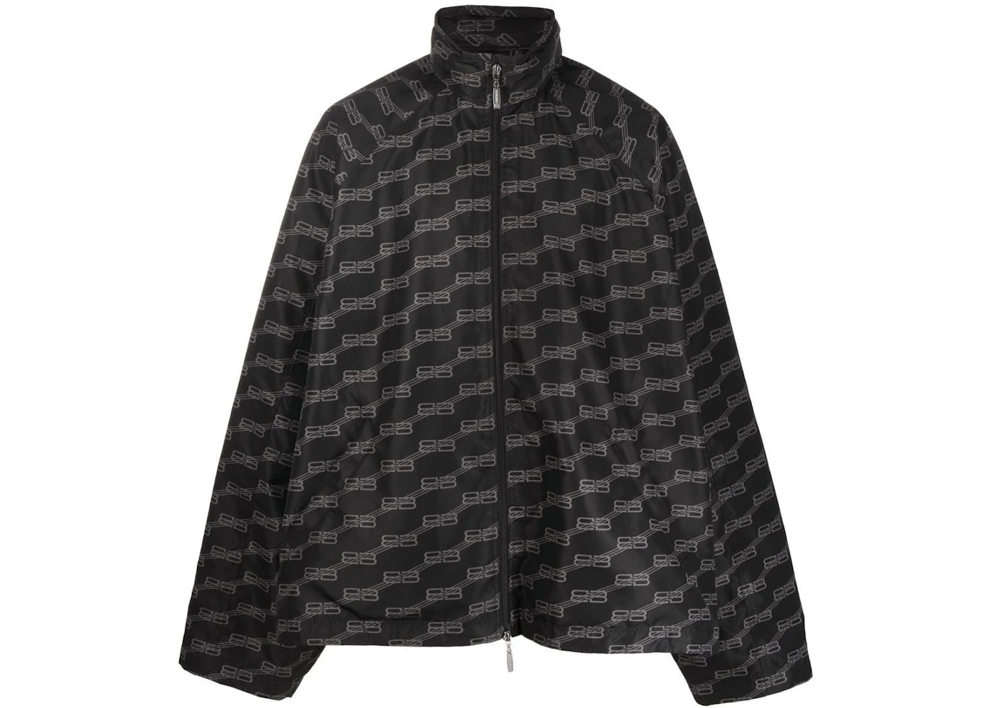 Balenciaga BB Monogram Lightweight Jacket Black