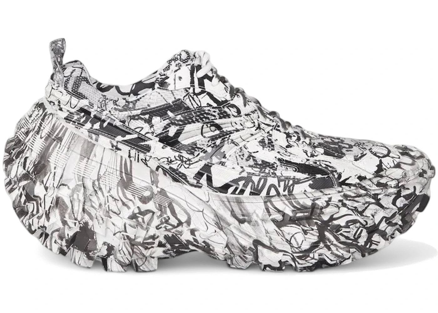 Balenciaga Bouncer Graffiti Print