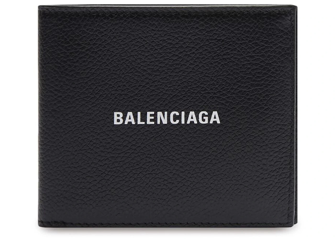Balenciaga Cash Square (8 Card Slot 2 Bill Compartments) Folded Wallet Black/White