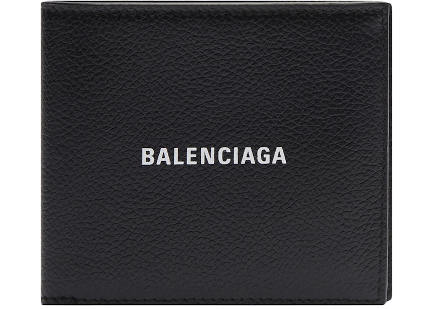Balenciaga Cash Square Folded Coin Wallet Black/White