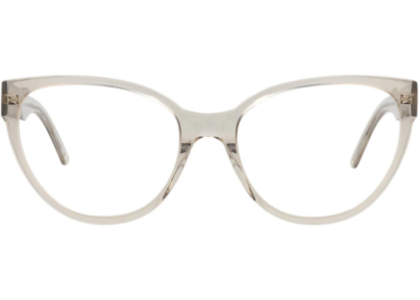 Balenciaga Cat Eye-Frame Acetate Optical Frames Beige Beige Transparent (BB0064O-30008234-006)