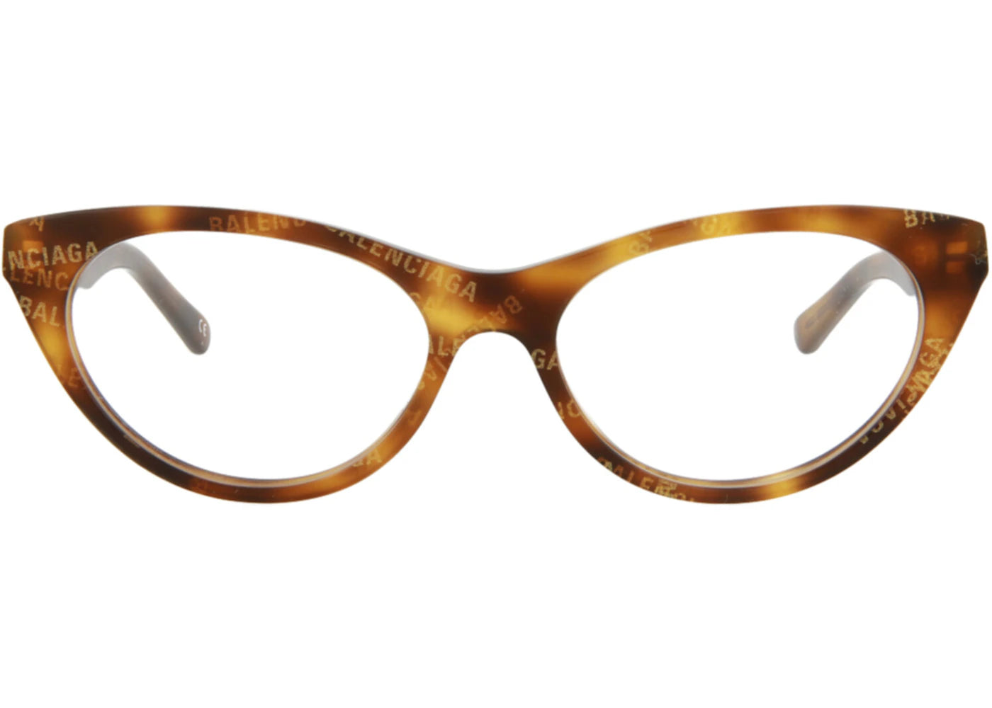 Balenciaga Cat Eye-Frame Acetate Optical Frames Havana Havana Transparent (BB0079O-30008399-002)