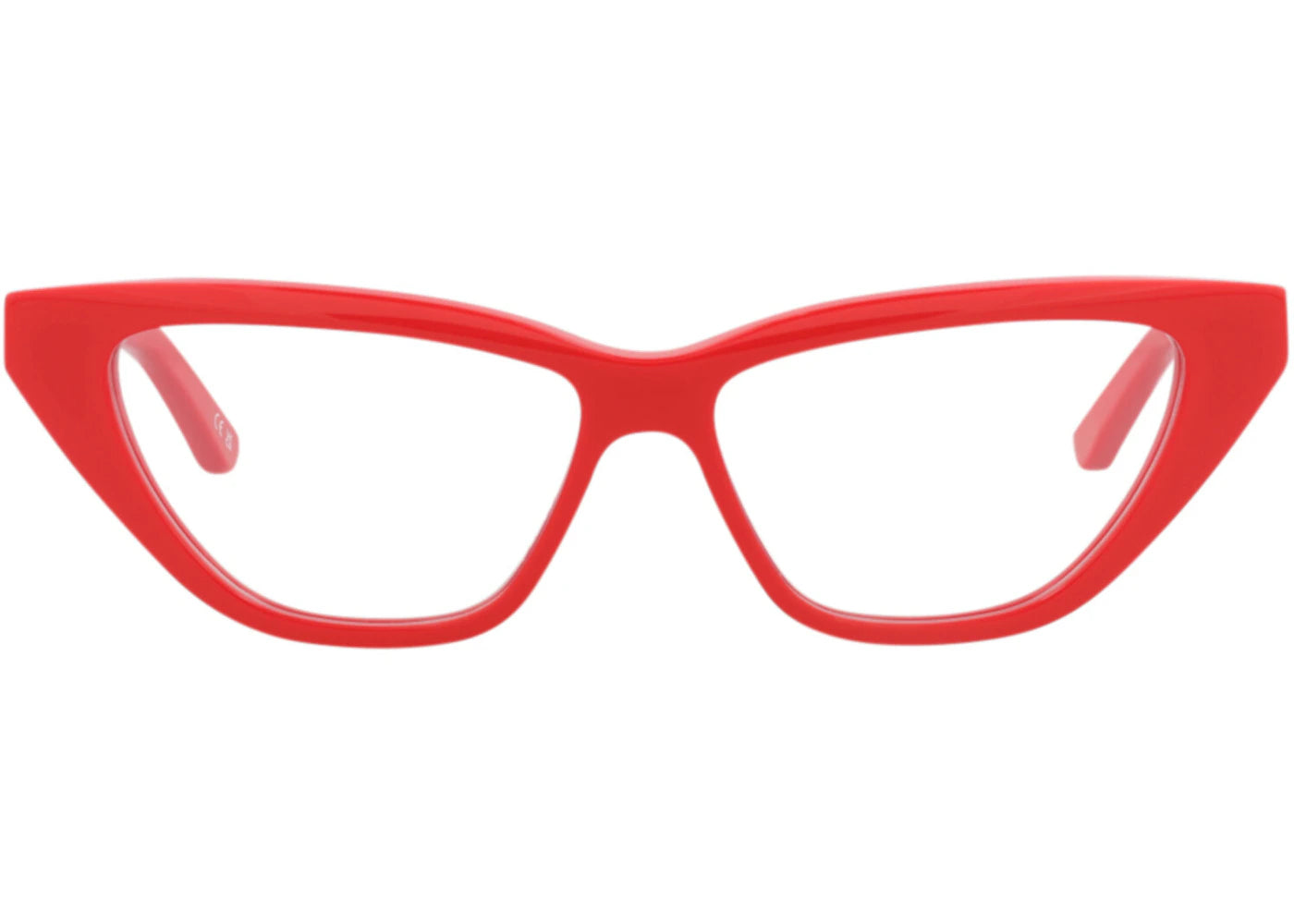 Balenciaga Cat Eye-Frame Acetate Optical Frames Red Red Transparent (BB0128O-30010020-003)