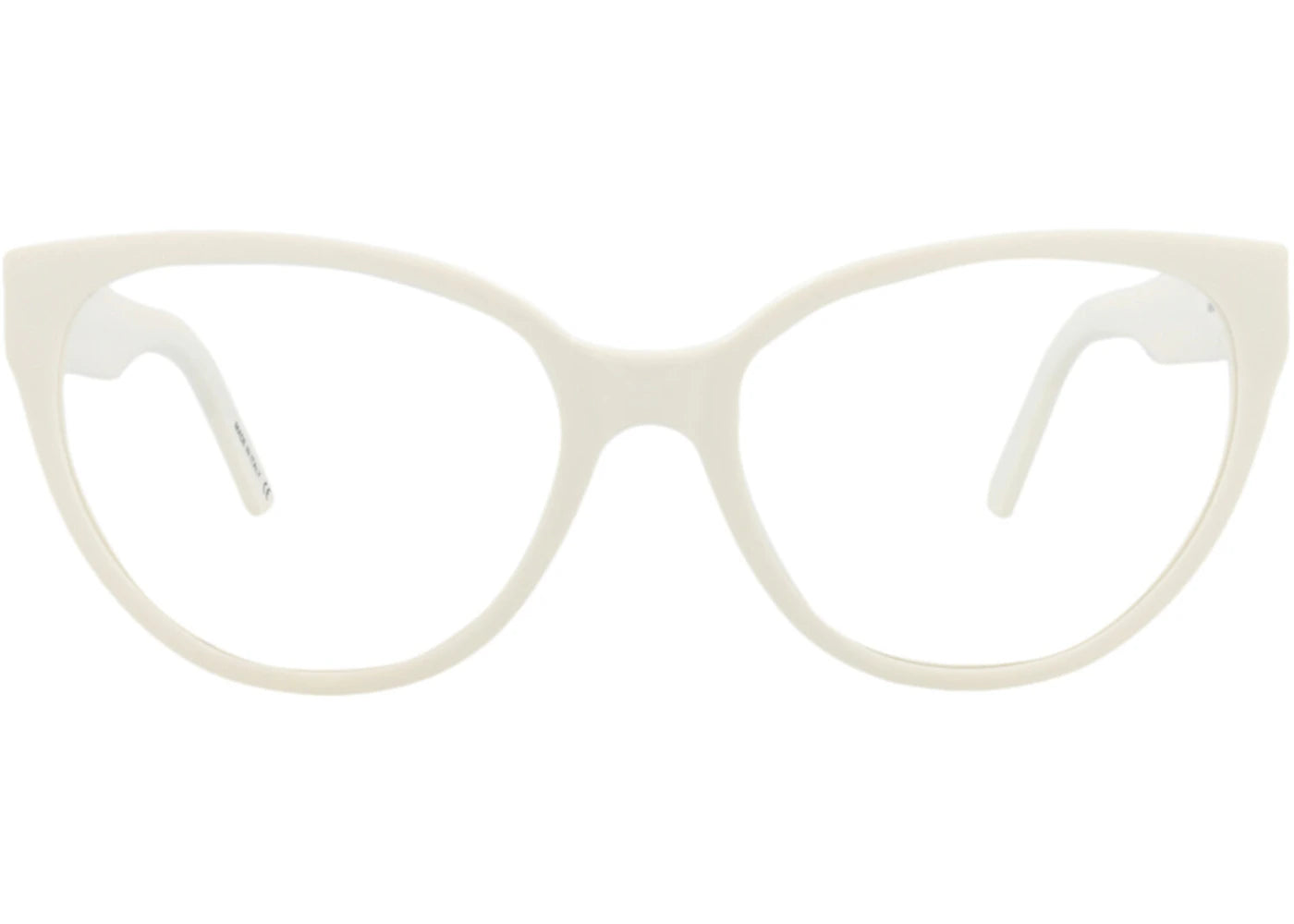 Balenciaga Cat Eye-Frame Acetate Optical Frames White White Transparent (BB0064O-30008234-003)