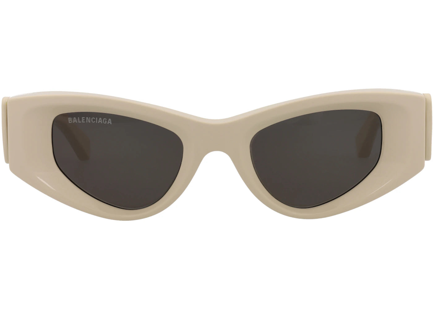 Balenciaga Cat Eye-Frame Acetate Sunglasses Beige/Beige/Grey (BB0243S-30013524-003)