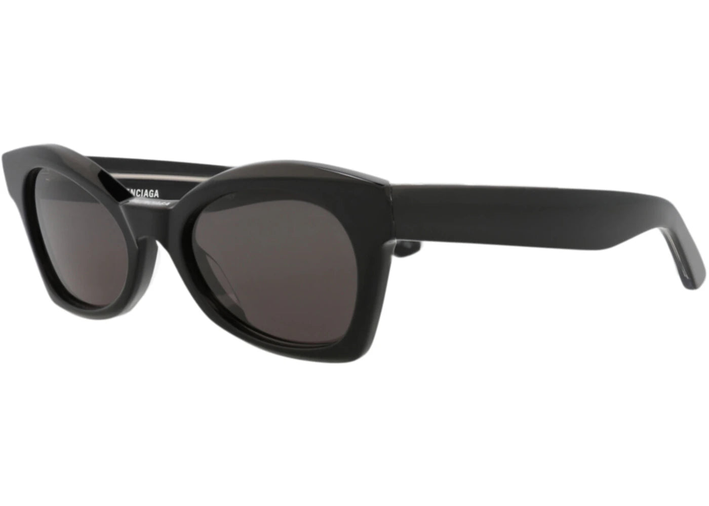 Balenciaga Cat Eye-Frame Acetate Sunglasses Black Black Grey (BB0230S-30013405-001)
