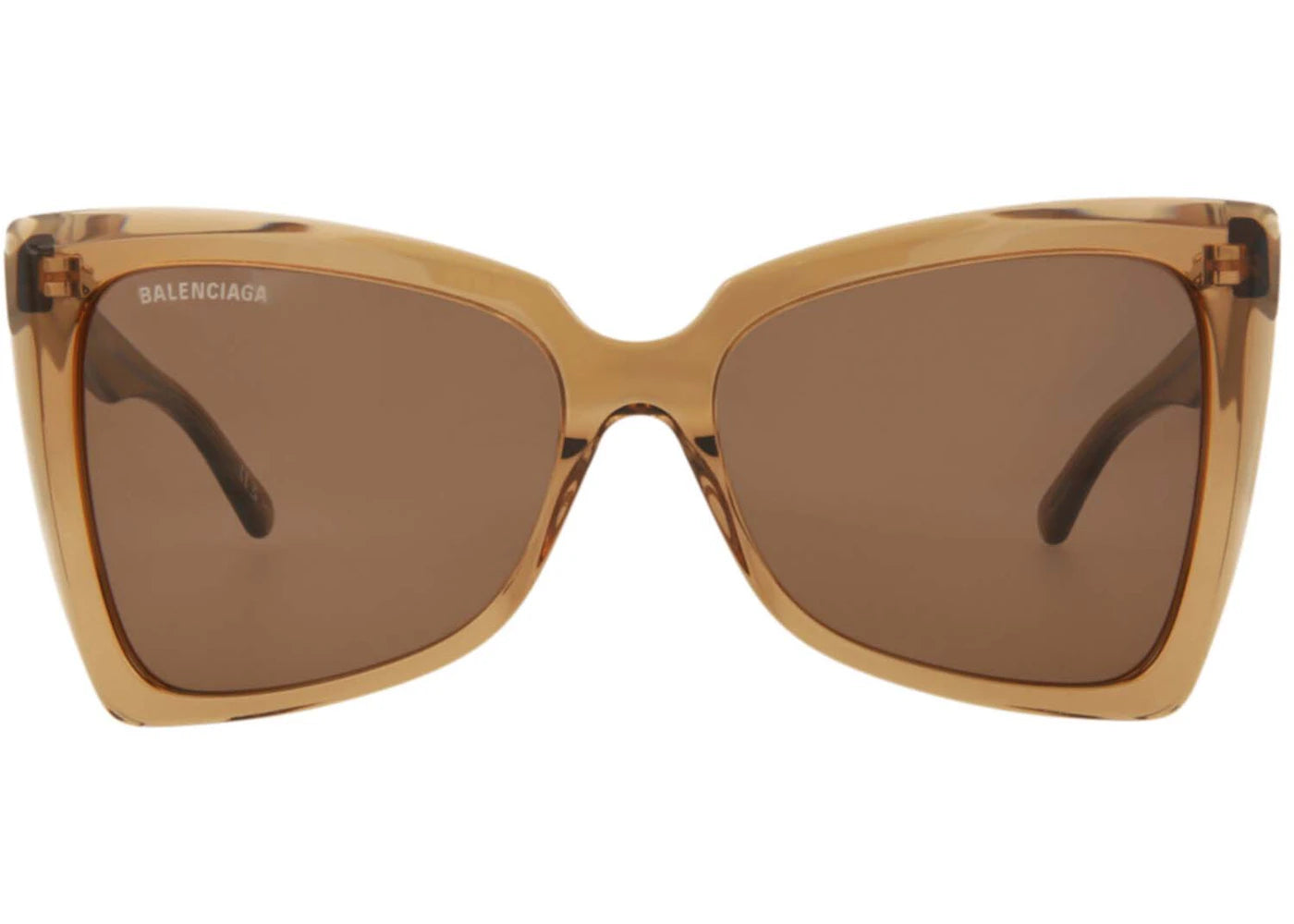 Balenciaga Cat Eye Frame Acetate Sunglasses Brown/Brown (BB0174S-30011342-005-20009)