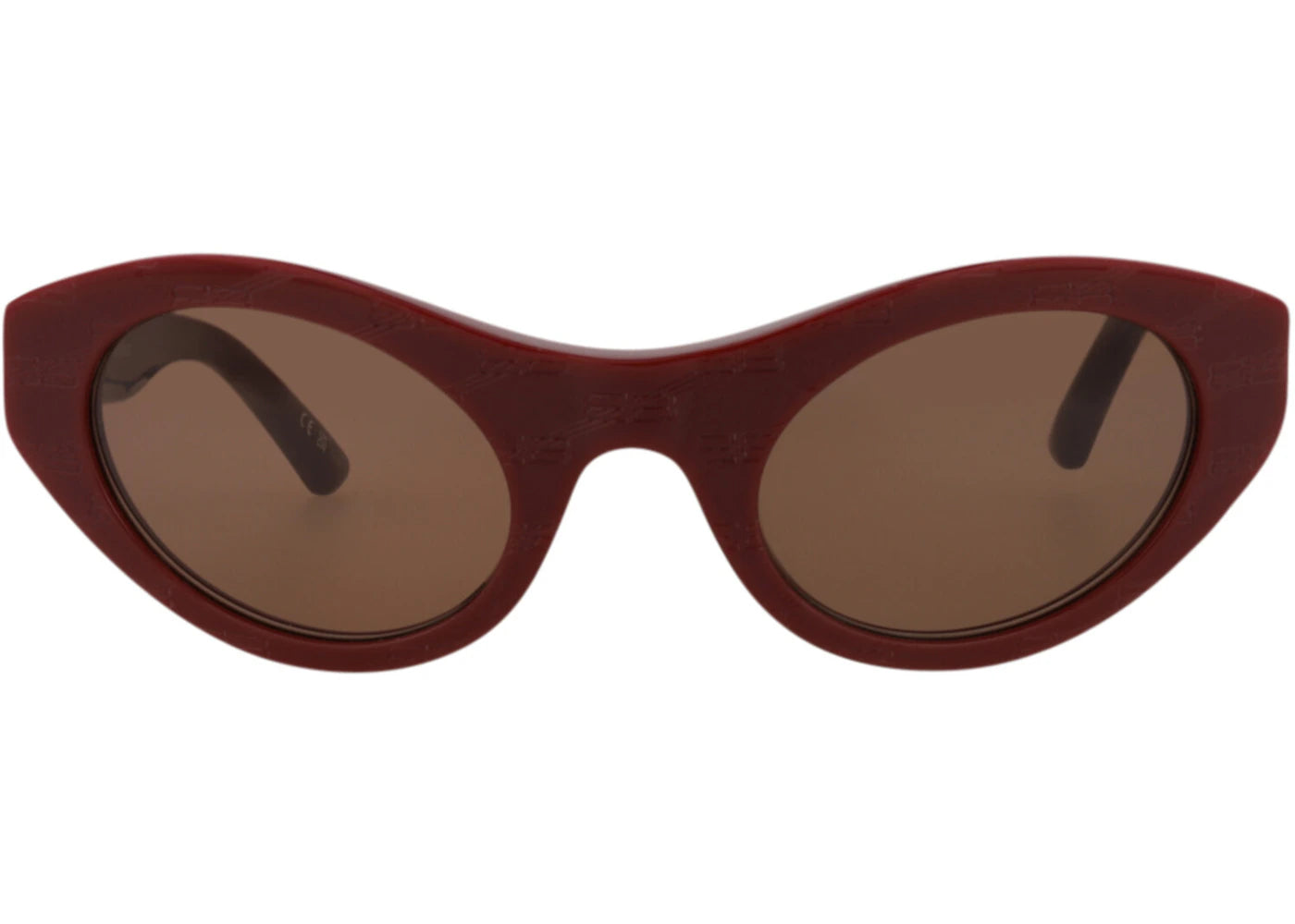 Balenciaga Cat Eye-Frame Acetate Sunglasses Burgundy/Burgundy/Brown (BB0250S-30013506-004)