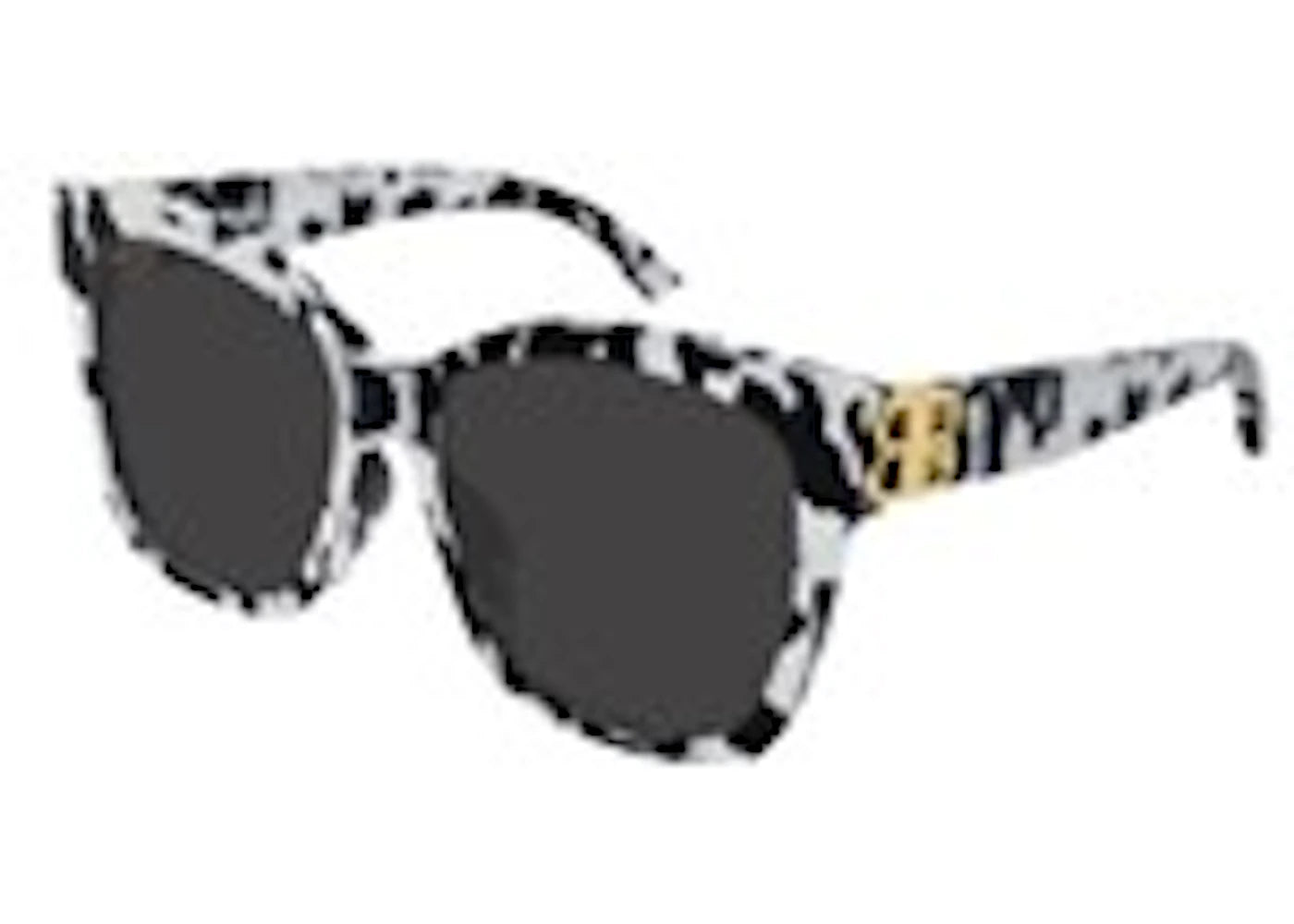 Balenciaga Cat Eye-Frame Acetate Sunglasses Havana/Gold/Grey (BB0102SA-30008976-007)