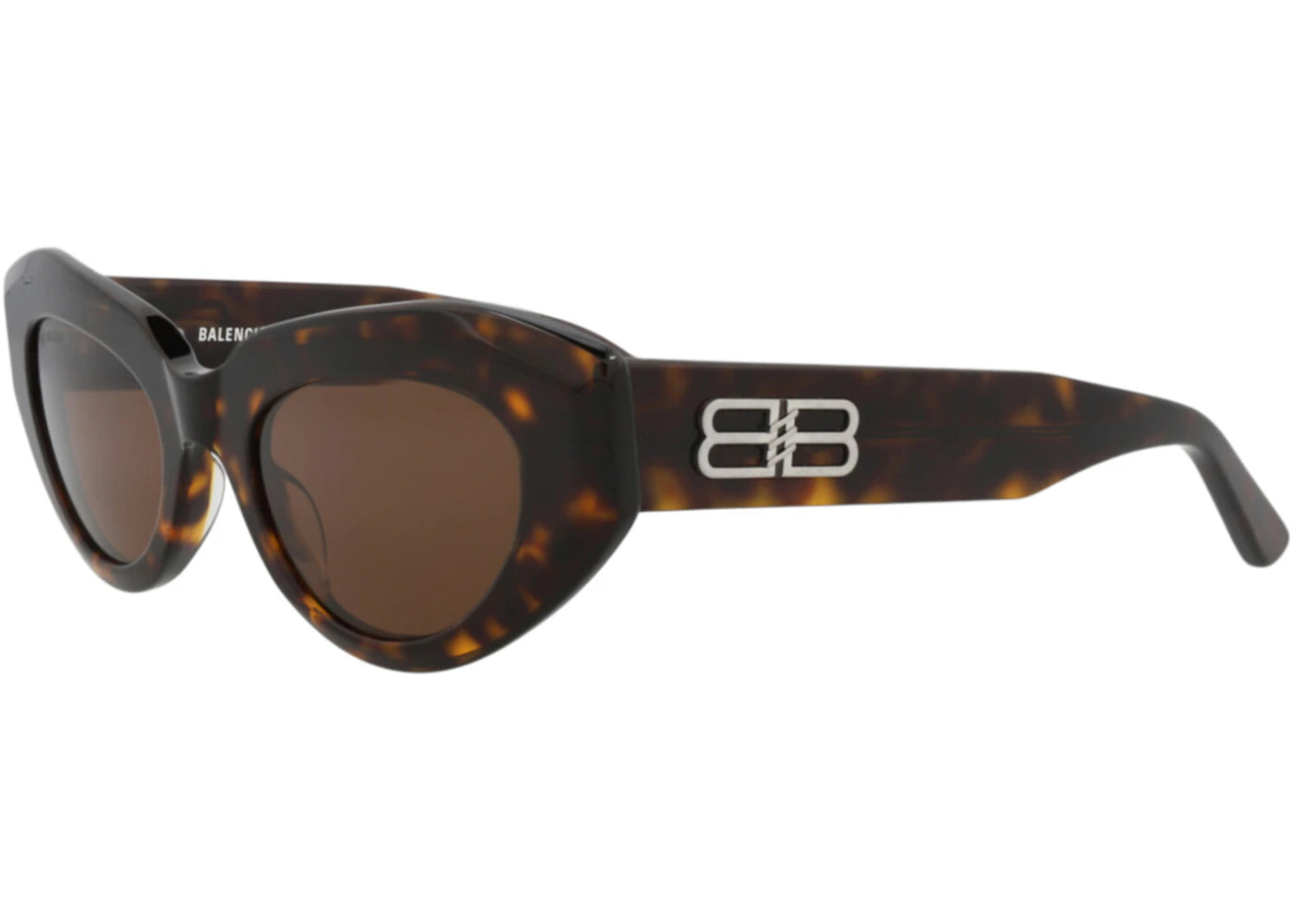 Balenciaga Cat Eye-Frame Acetate Sunglasses Havana Havana Brown (BB0236S-30013503-002)
