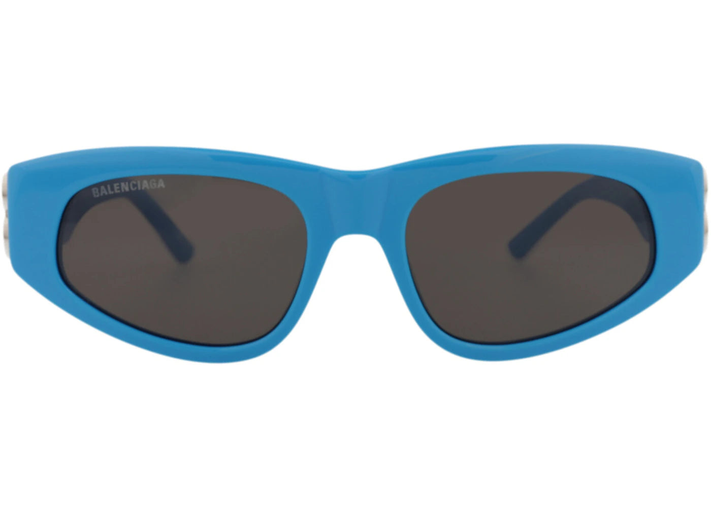 Balenciaga Cat Eye-Frame Acetate Sunglasses Light/Blue/Silver/Grey (BB0095S-30008868-011)