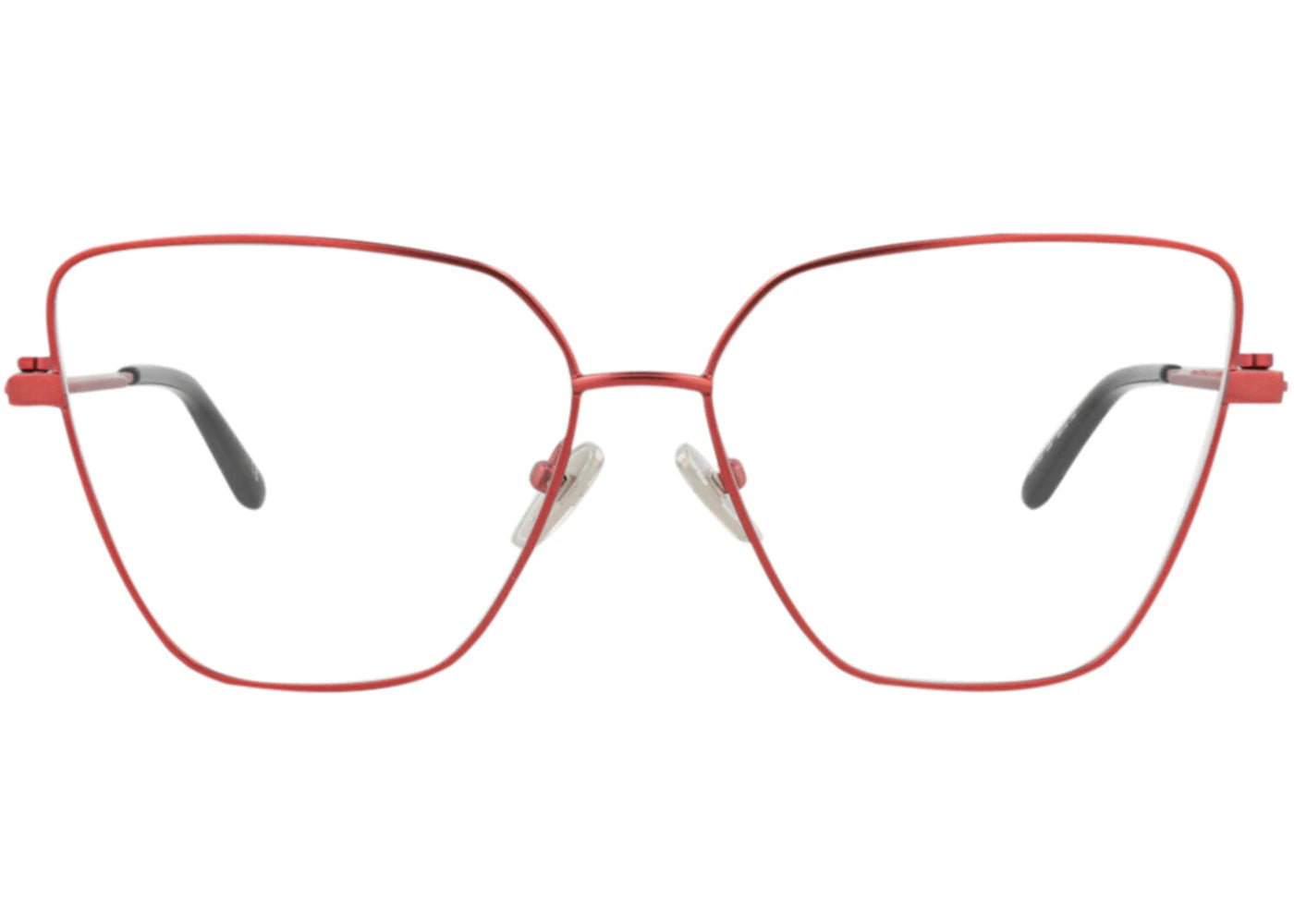 Balenciaga Cat Eye-Frame Metal Optical Frames Red Red Transparent (BB0170O-30011327-004)