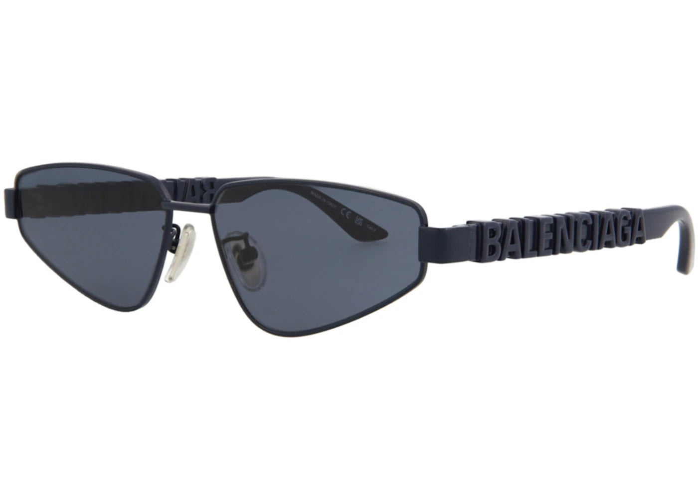 Balenciaga Cat Eye-Frame Metal Sunglasses Blue (BB0107S-30008985-003)