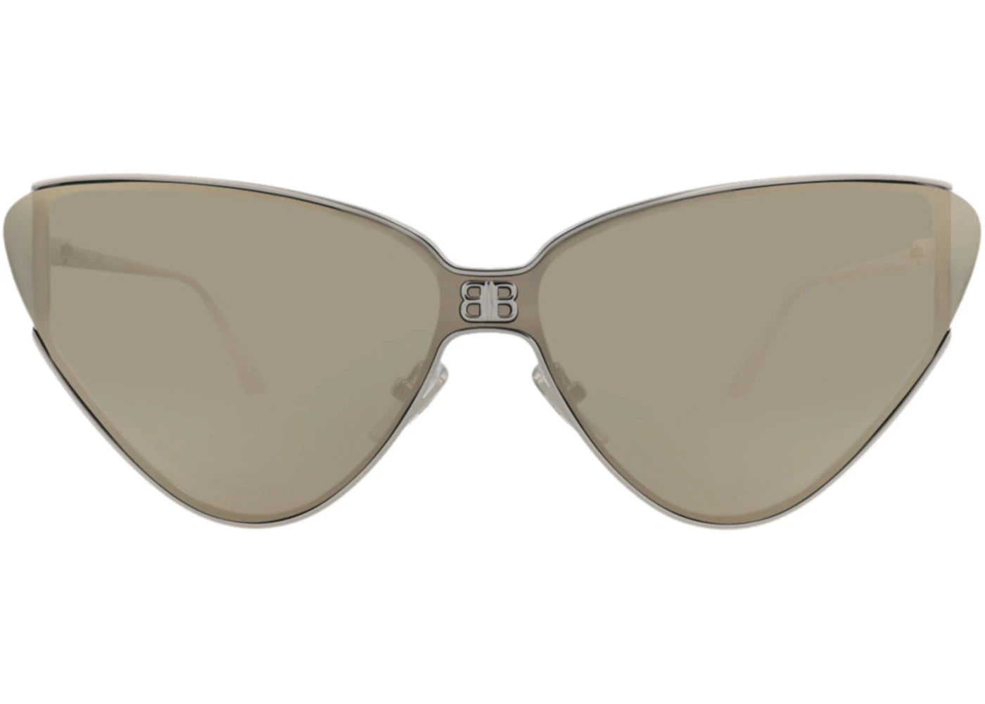 Balenciaga Cat Eye-Frame Metal Sunglasses Silver White (BB0191S-30011959-005)