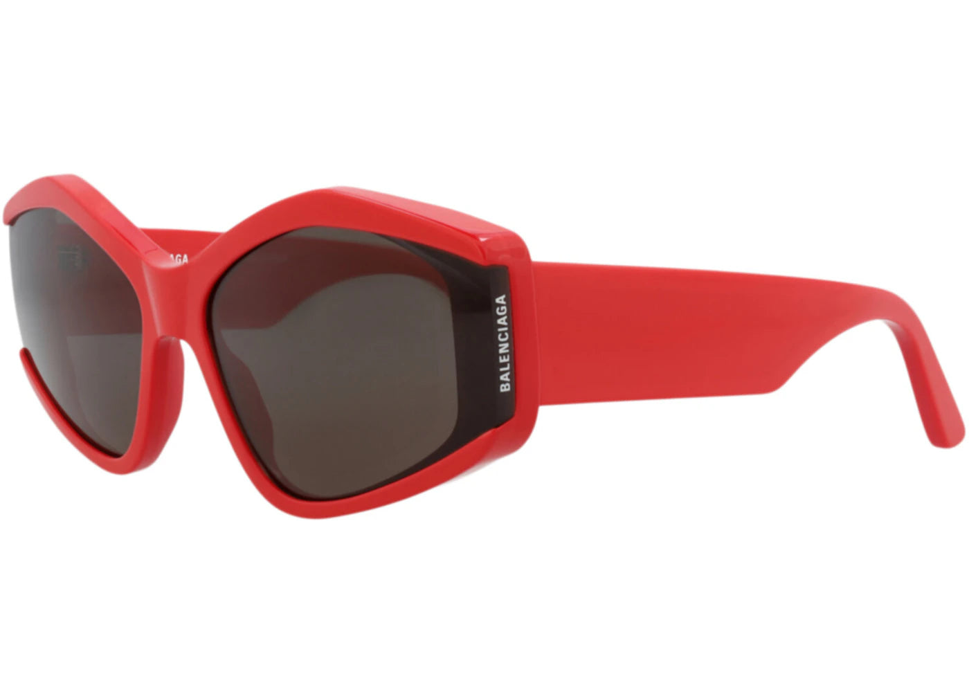 Balenciaga Cat Eye-Frame Recycled Acetate Sunglasses Red Red Grey (BB0302S-30014520-004)