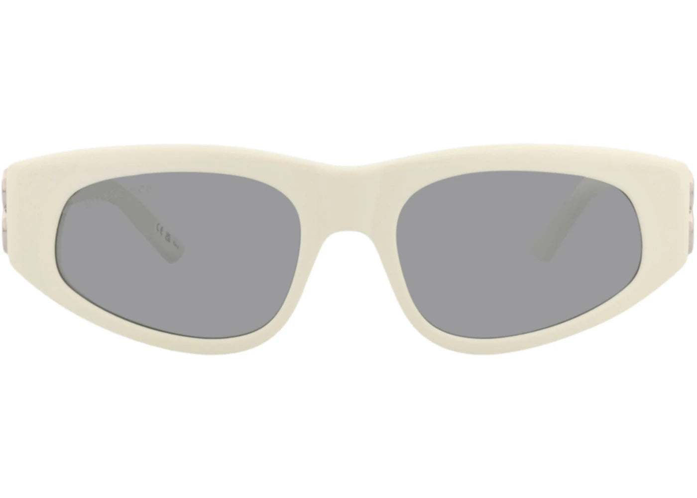Balenciaga Cat Eye-Frame Recycled Acetate Sunglasses White Silver Silver (BB0095S-30008868-021)
