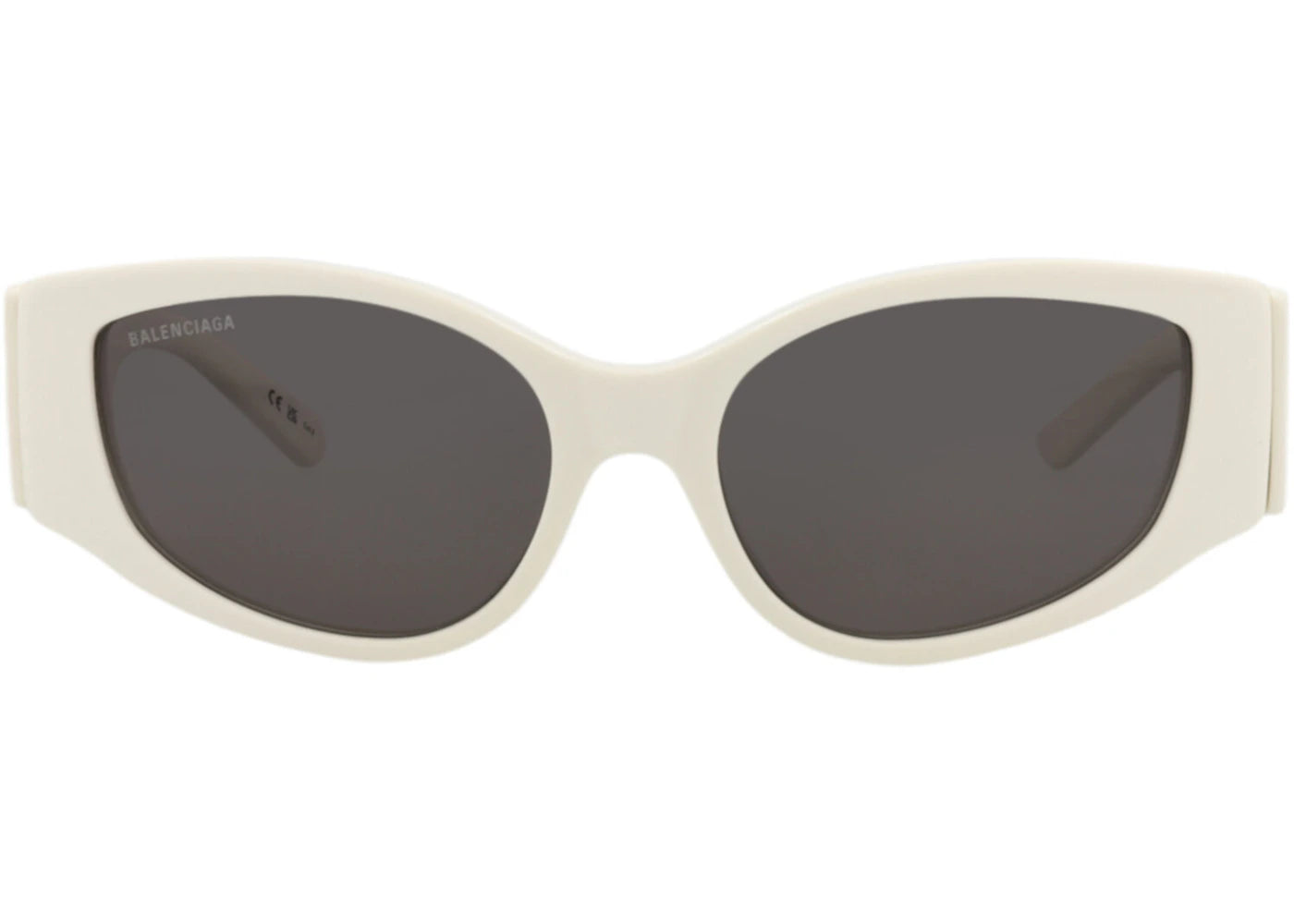 Balenciaga Cat Eye-Frame Recycled Acetate Sunglasses White White Grey (BB0258S-30013963-003)