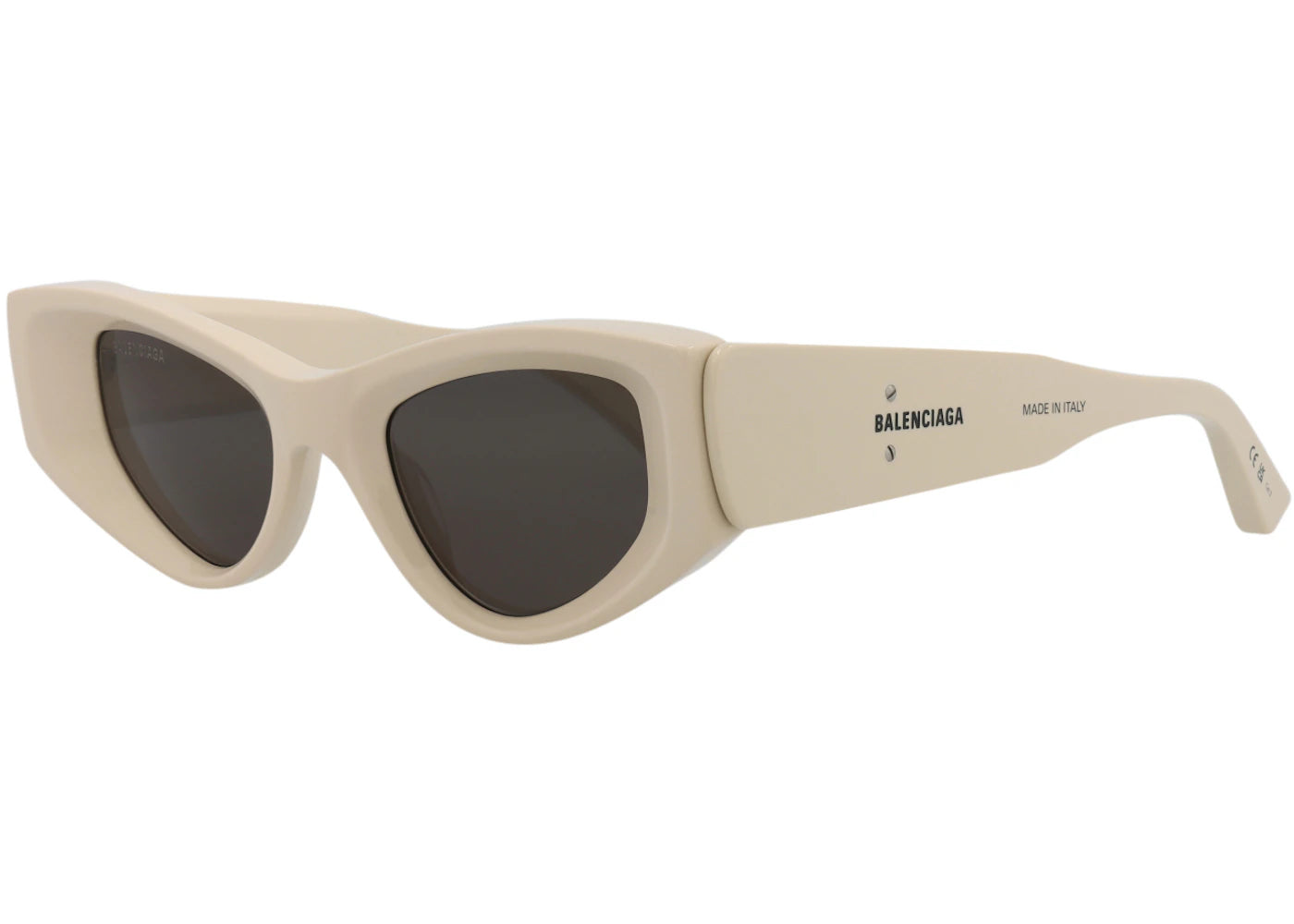 Balenciaga Cat Eye Sunglasses Beige/Grey (BB0243S-30013524-003)