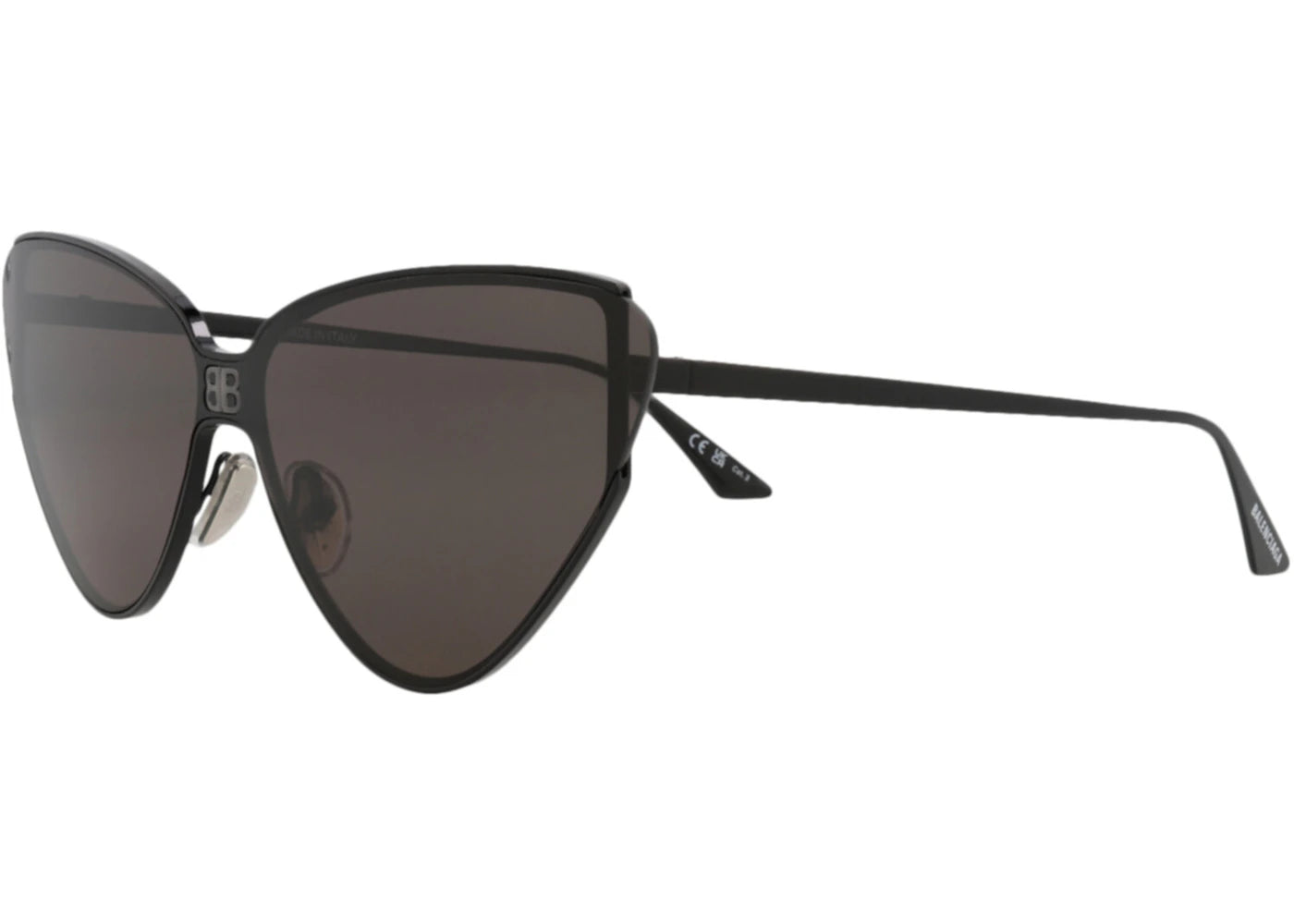 Balenciaga Cat Eye Sunglasses Black/Black/Grey (BB0191S-30011959-001)