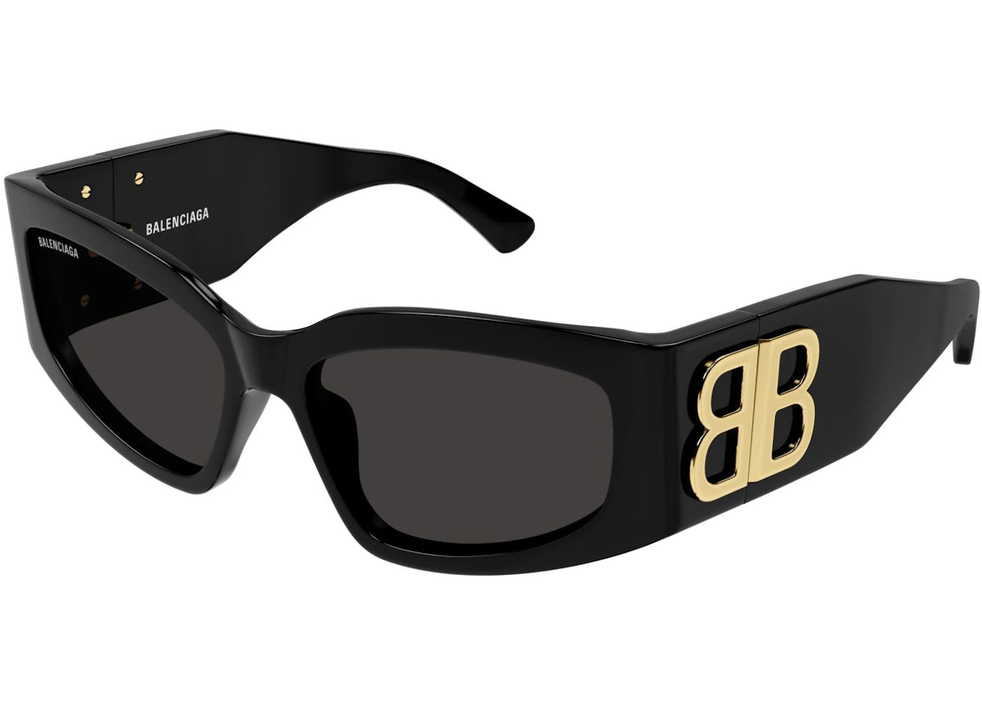 Balenciaga Cat Eye Sunglasses Black/Grey (BB0321S-002)